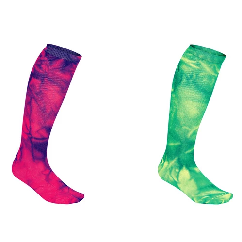 Best Sale π Cheap π Sof Sole Tie-Dye π© Women's Knee-High 𧦠𧦠Socks - 2-Pack Pink/Green π π