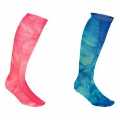 Cheap 🔥 Deals 🎉 Sof Sole Tie-Dye 👩 Women's Knee-High 🧦 🧦 Socks - 2-Pack Pink Combo 💯 ⭐