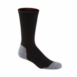 Deals ❤️ New 🔥 FoxRiver Men's Basecamp Hiking Crew 🧦 🧦 Socks Black ❤️ ⌛