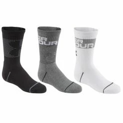Best reviews of 🎉 Best reviews of 💯 Under Armour Youth Phenom Crew 🧦 🧦 Socks 3-Pack Gray/White 🎉 😍