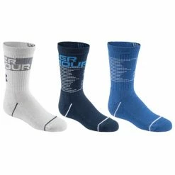 Top 10 😉 Best reviews of 😍 Under Armour Youth Phenom Crew 🧦 🧦 Socks 3-Pack Gray/Blue ⌛ ❤️