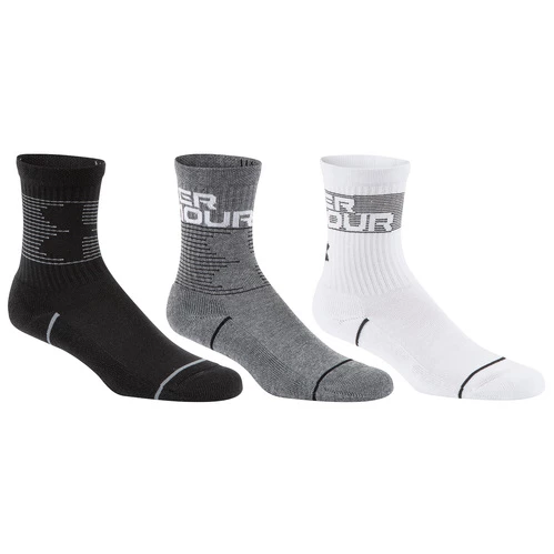 Best Sale π₯ Cheapest 𧨠Under Armour Boys' Phenom Crew 𧦠𧦠Socks - 3-Pack Gray/White βοΈ π€©