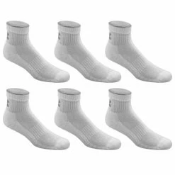 Best deal ⌛ Coupon 🔥 Under Armour Men's Training Cotton Quarter Crew 🧦 🧦 Socks - 6-Pack White 👏 👏