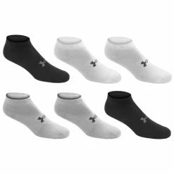 Outlet 🛒 Best Sale 😍 Under Armour 👩 Women's Essential Low-Cut 🧦 🧦 Socks - 6-Pack Gray 👍 💯