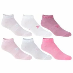 Wholesale ✨ Best deal 👍 Under Armour 👩 Women's Essential Low-Cut 🧦 🧦 Socks - 6-Pack Pink/Purple 🧨 🤩