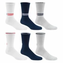 Buy ❤️ Best reviews of 🎁 Under Armour Men's Essential Lite Crew 🧦 🧦 Socks - 6-Pack White/Blue/Gray 🔔 👍