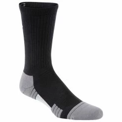 Best Pirce 🔔 Cheap 🧨 Under Armour Men's Team Crew 🧦 🧦 Socks Black/Gray/White ❤️ 🧨