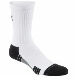 Best deal ❤️ Cheapest ⭐ Under Armour Men's Team Crew 🧦 🧦 Socks White/Black 🔔 ⭐