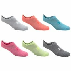 Discount ❤️ Budget 👍 Under Armour 👩 Women's Essential No Show 🧦 🧦 Socks - 6-Pack Marl Combo 👍 😀