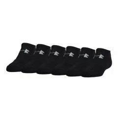 Best reviews of 👏 Brand new 🤩 Under Armour Charged Cotton 2.0 No Show 🧦 🧦 Socks - 6-Pack Black ❤️ 🎁