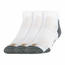 Buy ✨ Hot Sale 🔔 PowerSox Power-Lites Low Cut Athletic 🧦 🧦 Socks - 3-Pack White 🔥 👍