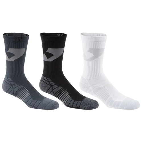 Budget π― Cheap β Under Armour Men's Elevated Graphic Crew 𧦠𧦠Socks 3-Pack Black/Gray/White π π