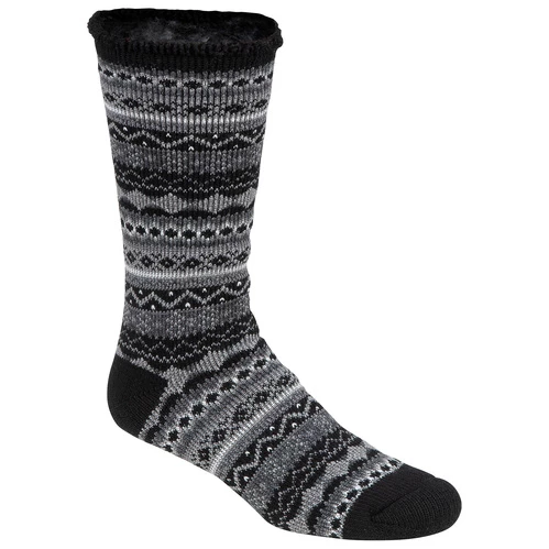 Best Pirce ๐ Hot Sale ๐ Muk Luks ๐ฉ Women's Heat Retainer Thermal Insulated ๐งฆ ๐งฆ Socks Black/Gray โจ ๐