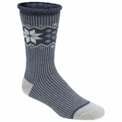 Deals ❤️ Cheapest 🌟 Muk Luks 👩 Women's Heat Retainer Thermal Insulated 🧦 🧦 Socks Navy Blue 😀 ⌛