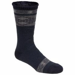 Best deal 🌟 New ✨ Muk Luks 👩 Women's Heat Retainer Thermal Insulated 🧦 🧦 Socks Navy/Gray 🔥 👍