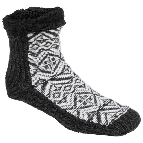 Wholesale โญ Budget ๐ Muk Luks ๐ฉ Women's Pieced Cabin ๐งฆ ๐งฆ Socks Black/White ๐ ๐