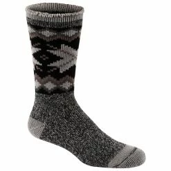 Cheap 🔥 Best Sale 👍 Muk Luks Unisex Heat Retainer Thermal Insulated 🧦 🧦 Socks - 1-Pair Black/Gray ⭐ 💯