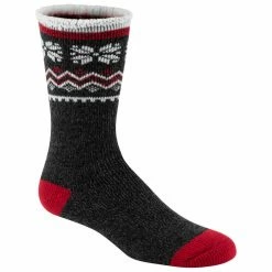 Best reviews of 🔔 Coupon 😀 Muk Luks Unisex Heat Retainer Thermal Insulated 🧦 🧦 Socks - 1-Pair Black/Red ✔️ 👏