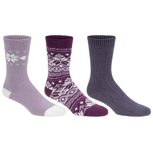 Buy ๐ Brand new ๐ Muk Luks ๐ฉ Women's Boot ๐งฆ ๐งฆ Socks - 3-Pack Purple Assortment ๐ฅฐ ๐งจ