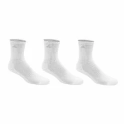 Discount 🌟 Best reviews of ❤️ Adidas Cushioned II Crew 🧦 🧦 Socks - 3-Pack White/Gray 🧨 ✔️