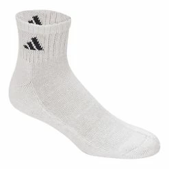 Discount 😍 Wholesale 🤩 Adidas Cushioned II Quarter 🧦 🧦 Socks - 3-Pack White 🧨 😍