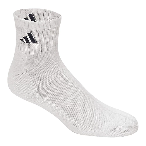 Discount π Wholesale π€© Adidas Cushioned II Quarter 𧦠𧦠Socks - 3-Pack White 𧨠π