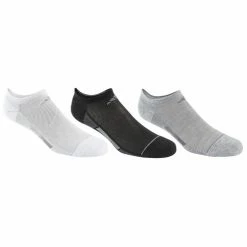 Top 10 ✨ Hot Sale 🎁 Adidas Superlite Stripe 3 No Show 🧦 🧦 Socks - 3-Pack Black/White/Grey 🥰 🛒