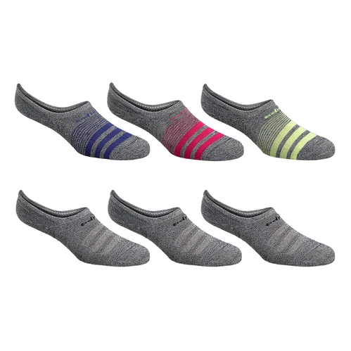 Cheapest π Budget π Adidas π© Women's Superlite Super No-Show 𧦠𧦠Socks - 6-Pack Gray Combo π π