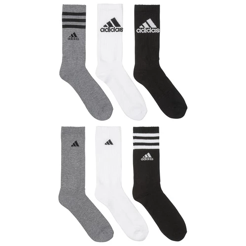 New β Cheapest π Adidas Men's Athletic Cushioned Mixed Crew 𧦠𧦠Socks - 6-Pack Black/White π π