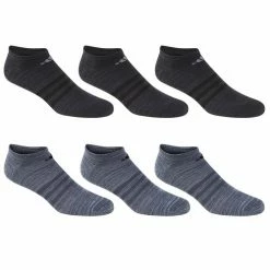 Best Sale ⭐ Cheap 🎁 Adidas Superlite 👩 Women's No-Show 🧦 🧦 Socks - 6-Pack Gray/Black 😀 ⭐