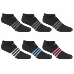 Wholesale ⭐ Cheap 🌟 Adidas Superlite 👩 Women's No-Show 🧦 🧦 Socks - 6-Pack Black Assorted 🧨 🎁