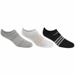 Hot Sale ✨ Brand new 🔔 Adidas Superlite 👩 Women's No-Show 🧦 🧦 Socks - 6-Pack White/Gray/Black 🥰 😍