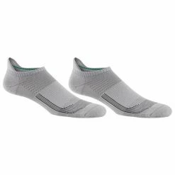 Budget ⭐ Best Pirce 😉 Adidas Superlite Primegreen Tabbed No Show 🧦 🧦 Socks - 2-Pack Dark Gray 👍 😉