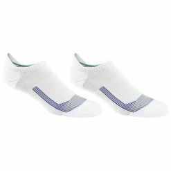 Brand new ❤️ Best Pirce 🛒 Adidas Superlite Primegreen Tabbed No Show 🧦 🧦 Socks - 2-Pack White/Blue 🌟 🥰