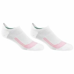 New 🤩 Wholesale 😉 Adidas Superlite Primegreen Tabbed No Show 🧦 🧦 Socks - 2-Pack White/Pink 💯 👏