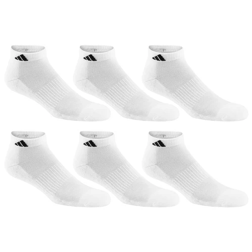 Top 10 π Hot Sale π Adidas Athletic Low-Cut 𧦠𧦠Socks - 6-Pack White βοΈ π