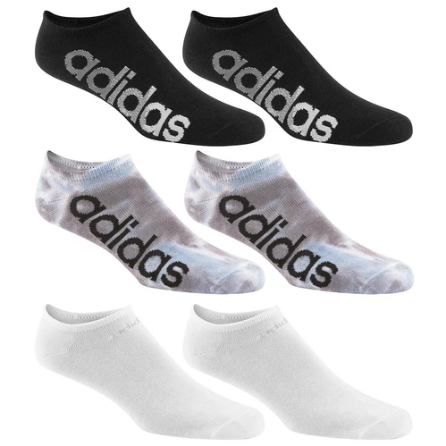 Best deal π Cheap π Adidas Linear Super Lite No Show 𧦠𧦠Socks - 6-Pack Black/White/Grey π π₯