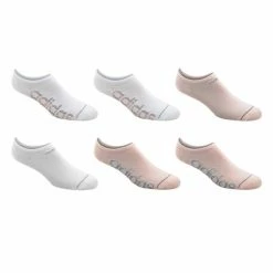 Best reviews of ✨ Outlet 🔔 Adidas Linear Super Lite No Show 🧦 🧦 Socks - 6-Pack Pink/White 🌟 🎉