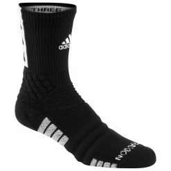 Best Sale 🤩 Hot Sale 🌟 Adidas Creator 365 🏀 🏀 Basketball 🧦 🧦 Socks Black/White 🛒 🔥