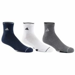 Cheap ✔️ Best reviews of 🔥 Adidas Men's Color Quarter Crew 🧦 🧦 Socks - 3-Pack Blue/White/Navy ⌛ 👍