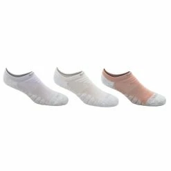 New 🔥 Flash Sale 😉 Nike 👩 Women's Everyday Max Cushion No-Show Training 🧦 🧦 Socks - 3-Pack Purple/Peach/White 😉 👍