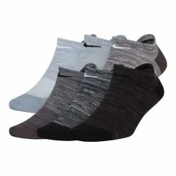 Outlet ✨ Buy 😀 Nike 👩 Women's Everyday Lightweight No-Show Training 🧦 🧦 Socks - 6-Pack Black/Gray/Blue 🔔 👍