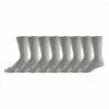 Wholesale 🎁 Flash Sale 🌟 Wilson Men's Athletic Crew 🧦 🧦 Socks - 8-Pack Gray ✔️ 😍