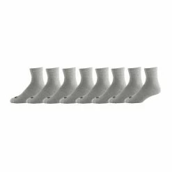 Brand new 😍 Budget 💯 Wilson Men's Athletic Quarter Crew 🧦 🧦 Socks - 8-Pack Gray ⭐ ✨