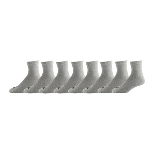 Brand new π Budget π― Wilson Men's Athletic Quarter Crew 𧦠𧦠Socks - 8-Pack Gray β β¨