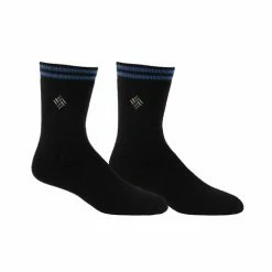 Outlet 🤩 Best Sale 🧨 Columbia Men's Medium Weight Thermal Crew 🧦 🧦 Socks - 2-Pack Navy Blue 👍 🤩