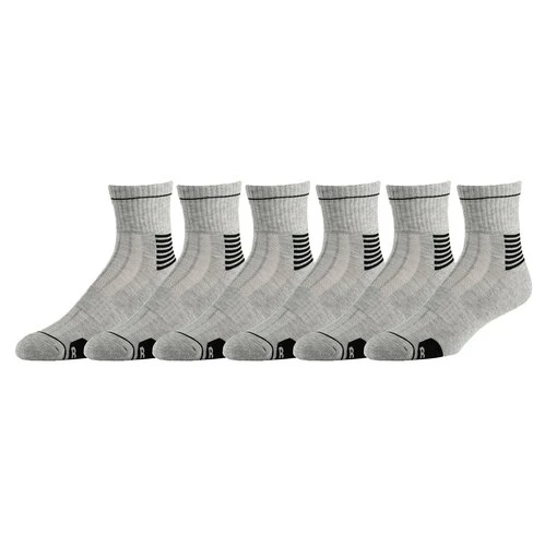 Deals π₯° Best reviews of β Wilson Men's Performance Quarter Crew 𧦠𧦠Socks - 6-Pack Gray π₯ β€οΈ
