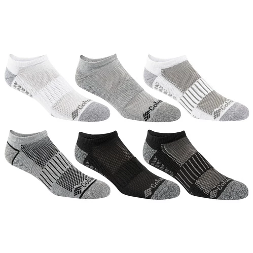 Outlet β Best deal π Columbia π© Women's Athletic No-Show 𧦠𧦠Socks - 6-Pack White/Gray/Black π₯° π₯°