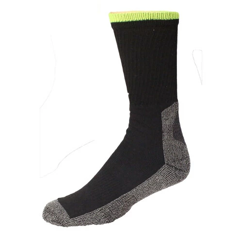 Best Pirce π Budget π Jobsite Men's Working Tough Cushioned Crew Boot 𧦠𧦠Socks - 4-Pack Black/White/Grey π β - Image 3