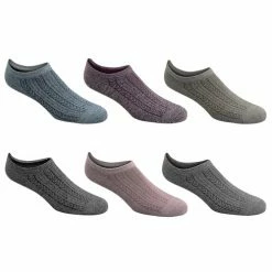 Coupon 🎁 Discount ❤️ Sof Sole 👩 Women's Fashion No-Show 🧦 🧦 Socks - 6-Pack Marl Combo ✨ 🤩